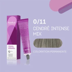 Coloration Permanente 0/11 Cendré Intense Mix Kadus 60ML -Produits Capillaires coloration permanente 011 cendre intense mix kadus 60ml 2