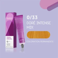 Coloration Permanente 0/33 Doré Intense Mix Kadus 60ML 2 Coloration Permanente 0/33 Doré Intense Mix Kadus 60ML -Produits Capillaires coloration permanente 033 dore intense mix kadus 60ml 2