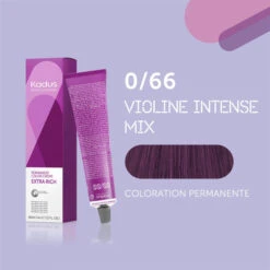 Coloration Permanente 0/66 Violine Intense Mix Kadus 60ML -Produits Capillaires coloration permanente 066 violine intense mix kadus 60ml 2