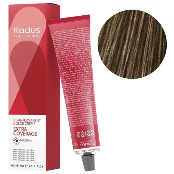 Coloration semi-permanente extra Coverage 6/07 blond foncé naturel marron Kadus 60ML Coloration Semi-permanente Extra Coverage 6/07 Blond Foncé Naturel Marron Kadus 60ML -Produits Capillaires coloration semi permanente extra coverage 607 blond fonce naturel marron kadus 60ml