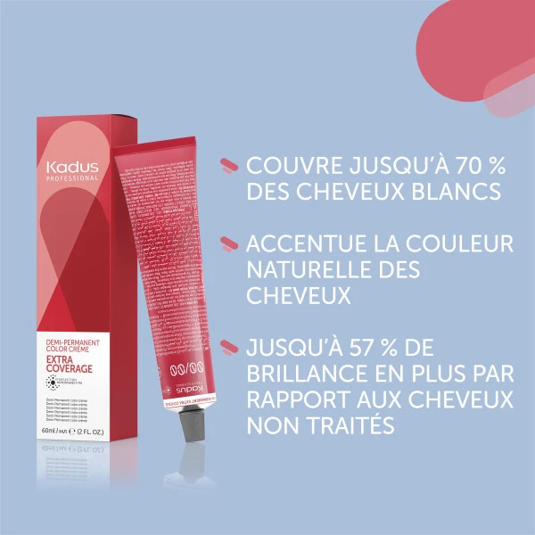 Coloration semi-permanente extra Coverage 8/07 blond clair naturel marron Kadus 60ML Coloration Semi-permanente Extra Coverage 8/07 Blond Clair Naturel Marron Kadus 60ML -Produits Capillaires coloration semi permanente extra coverage 807 blond clair naturel marron kadus 60ml 1