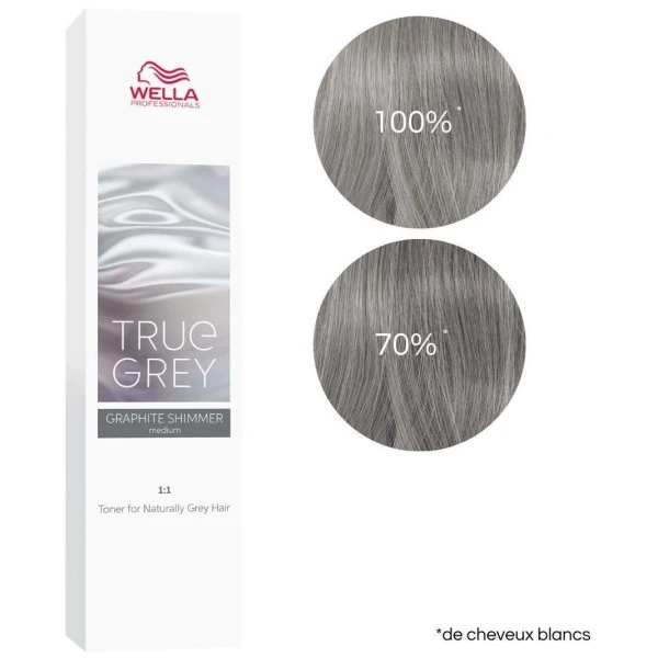 Coloration True Grey graphite shimmer medium Wella 60ML Coloration True Grey Graphite Shimmer Medium Wella 60ML -Produits Capillaires coloration true grey graphite shimmer medium wella 60ml
