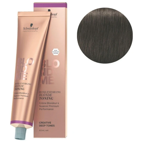 Crème blondeur à nuancer marron profond BlondMe Schwarzkopf 60ml Crème Blondeur à Nuancer Marron Profond BlondMe Schwarzkopf 60ml -Produits Capillaires creme blondeur a nuancer marron profond blondme schwarzkopf 60ml