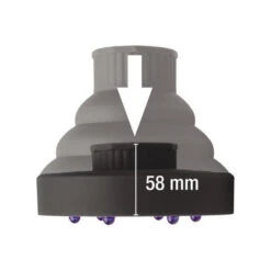 Diffuseur Sèche-cheveux Rétractable Universel Noir Sibel -Produits Capillaires diffuseur seche cheveux retractable universel noir sibel 2