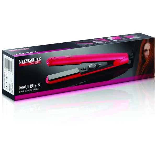 Lisseur céramique Rouge STHAUER Lisseur Céramique Rouge STHAUER -Produits Capillaires lisseur ceramique rouge sthauer 1