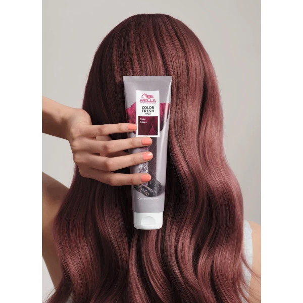 Masque colorant Rose blaze Color fresh Mask Wella 150ML Masque Colorant Rose Blaze Color Fresh Mask Wella 150ML -Produits Capillaires masque colorant rose blaze color fresh mask wella 150ml 1 4