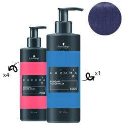 Masque Nourrissant Pigmenté Bleu Chroma ID SCHWARZKOPF 280ML -Produits Capillaires masque nourrissant pigmente bleu chroma id schwarzkopf 280ml 4