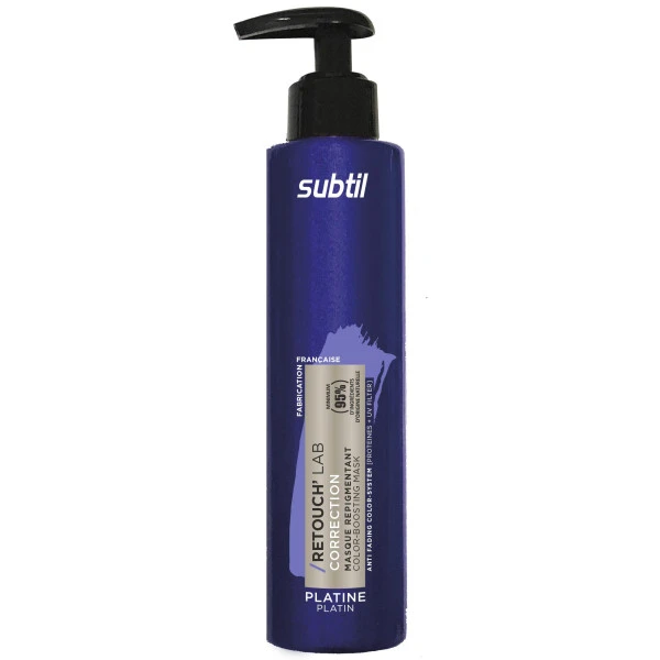 Masque repigmentant platine /Retouch'Lab SUBTIL 195ML Masque Repigmentant Platine /Retouch'Lab SUBTIL 195ML -Produits Capillaires masque repigmentant platine retouch lab subtil 195ml
