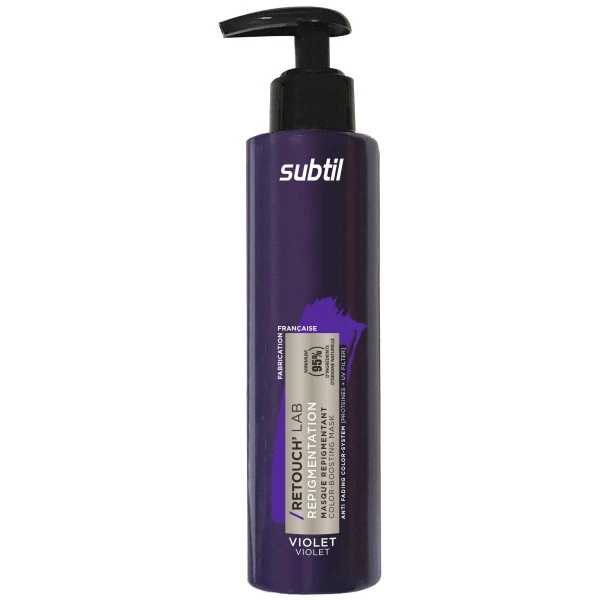 Masque repigmentant violet /Retouch'Lab SUBTIL 195ML Masque Repigmentant Violet /Retouch'Lab SUBTIL 195ML -Produits Capillaires masque repigmentant violet retouch lab subtil 195ml