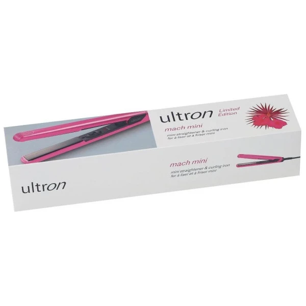 Mini Lisseur Hibiscus rose Ultron Mini Lisseur Hibiscus Rose Ultron -Produits Capillaires mini lisseur hibiscus rose ultron 1