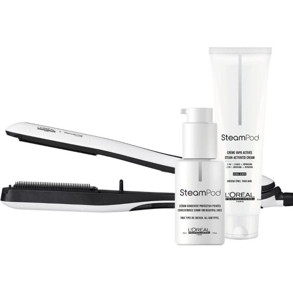Pack Lisseur Steampod 3.0 cheveux épais L'Oréal Professionnel Pack Lisseur Steampod 3.0 Cheveux épais L'Oréal Professionnel -Produits Capillaires pack lisseur steampod 30 cheveux epais l oreal professionnel