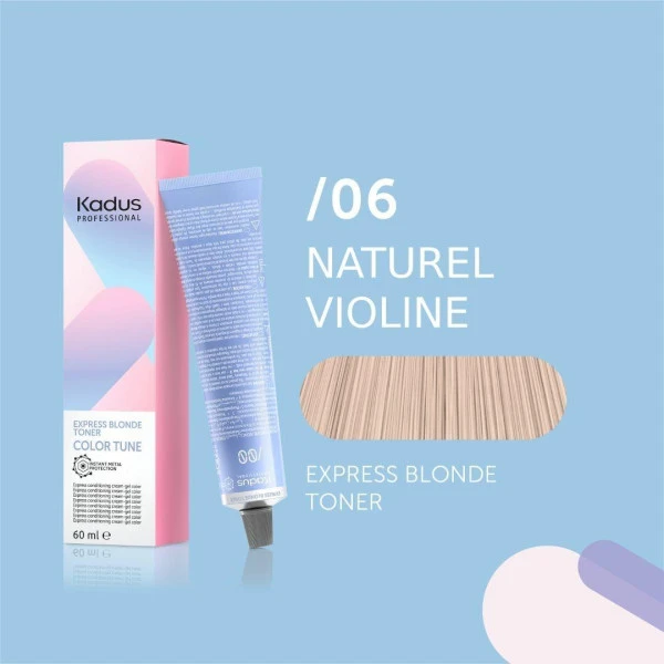 Patine Express Blonde Toner Color Tune /06 soft blush Kadus 60ML Patine Express Blonde Toner Color Tune /06 Soft Blush Kadus 60ML -Produits Capillaires patine express blonde toner color tune 06 soft blush kadus 60ml 4