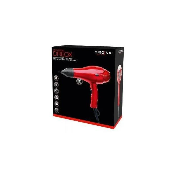 Sèche Cheveux Dréox Rouge Semi-Compact 2000 Watts Sibel Sèche Cheveux Dréox Rouge Semi-Compact 2000 Watts -Produits Capillaires seche cheveux dreox rouge semi compact 2000 watts 2