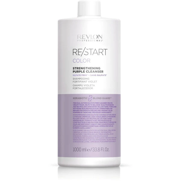 Shampooing violet fortifiant Revlon Restart 1L Shampooing Violet Fortifiant Revlon Restart 1L -Produits Capillaires shampooing violet fortifiant revlon restart 1l