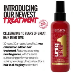 Spray 10-en-1 édition Célébration UniqOne Revlon 150ML 7 Spray 10-en-1 édition Célébration UniqOne Revlon 150ML -Produits Capillaires spray 10 en 1 edition celebration uniqone revlon 150ml 7
