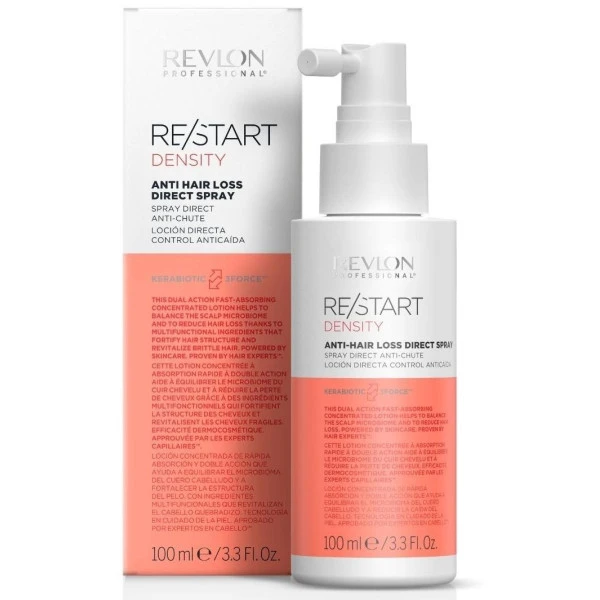 Spray anti-chute Density Restart Revlon 100ML Spray Anti-chute Density Restart Revlon 100ML -Produits Capillaires spray anti chute density restart revlon 100ml 1