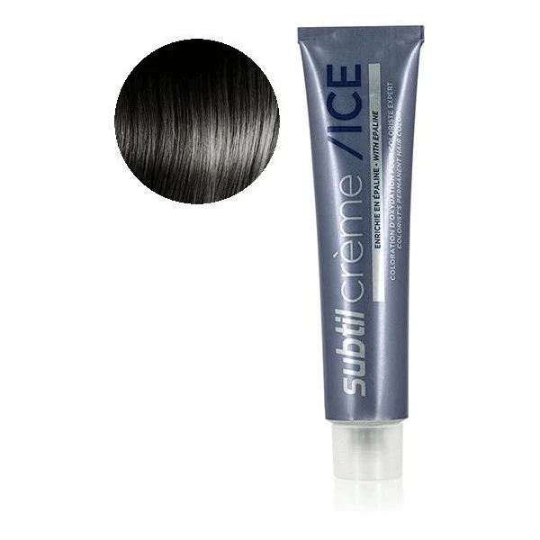 Subtil Crème 4 ICE Chatain 60 ML Subtil Crème 4 ICE Chatain 60 ML -Produits Capillaires subtil creme 4 ice chatain 60 ml