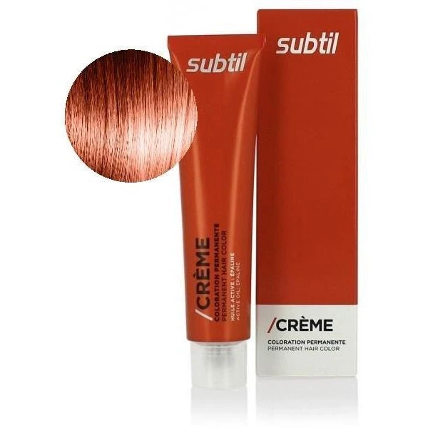 Subtil Crème Rouge N°7.40 Blond Cuivré Intense 60 ML Subtil Crème Rouge N°7.40 Blond Cuivré Intense 60 ML -Produits Capillaires subtil creme rouge n740 blond cuivre intense 60 ml